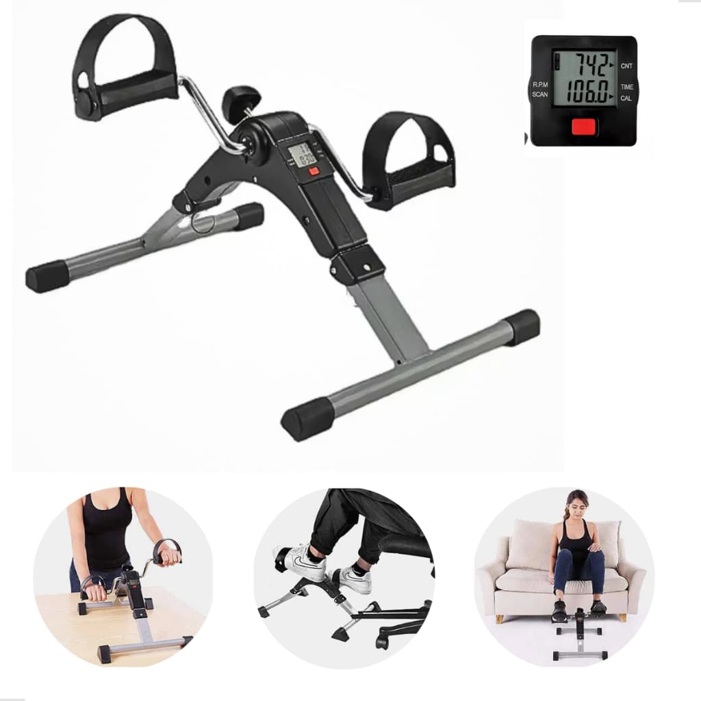 Mini Bicicleta Ergometrica Pequena Bike Para Fisioterapia Exercicios Portatil Dobravel
