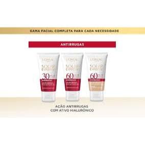 L'Oréal Paris Protetor Solar Facial Antirrugas FPS com Ativo Hialurônico Solar Expertise, 40g