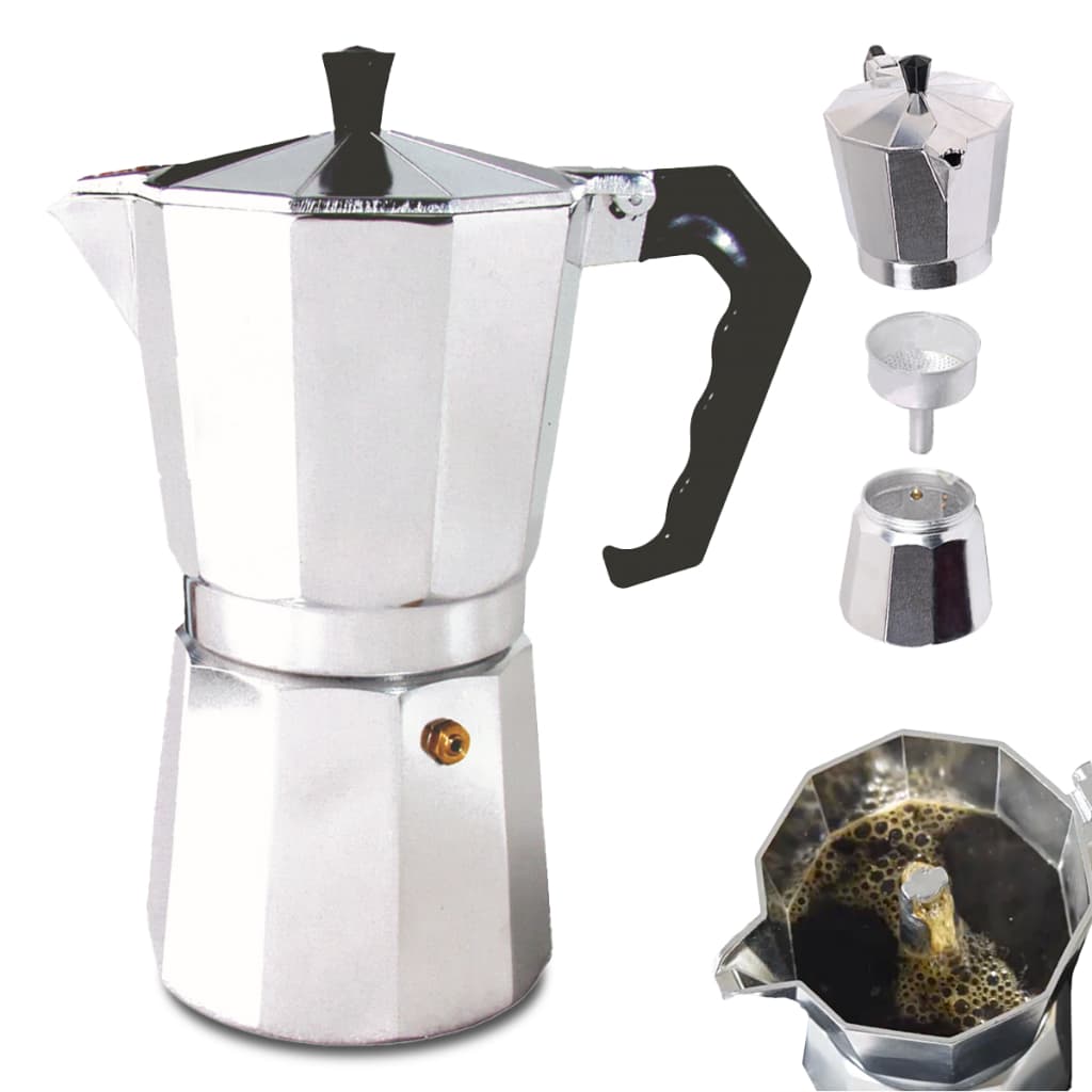Cafeteira Italiana Aluminio 9 Xícaras 450 ml Moka Expresso