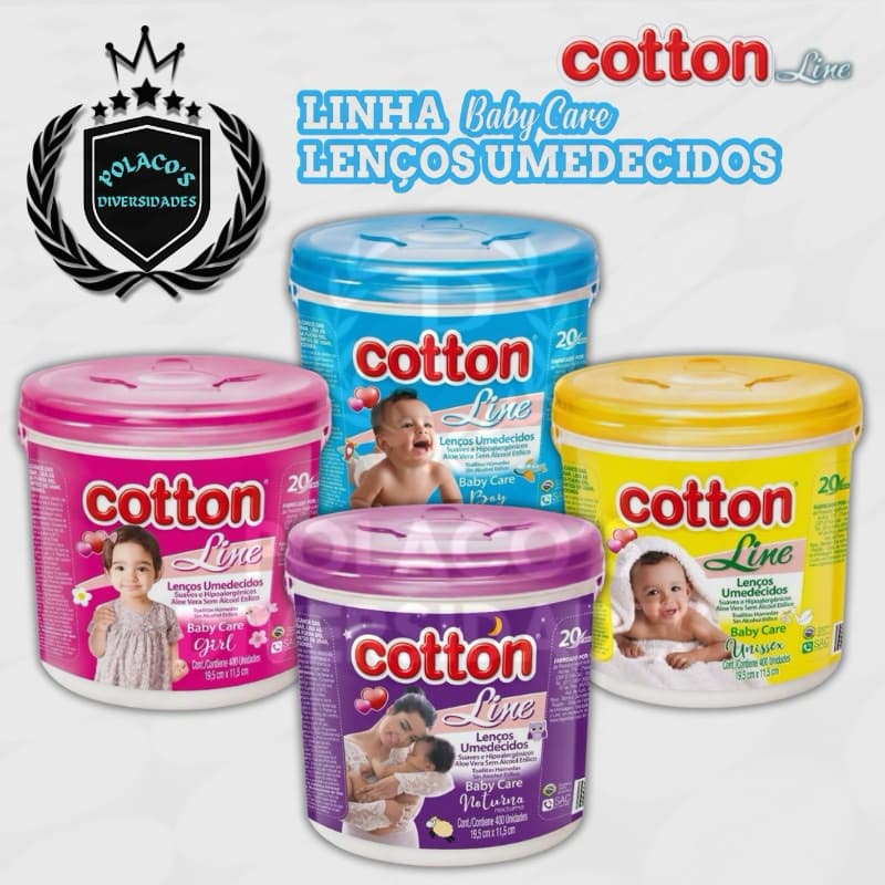 01 Balde de Lenços Umedecidos c/ 400 Unidade cada