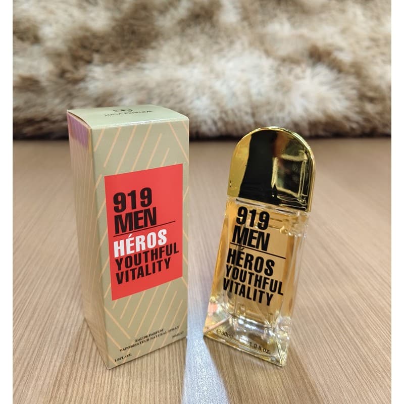 Perfume Masculino 919 HERO (ESSENCIA DOCE) IMPORTADO 30 ML