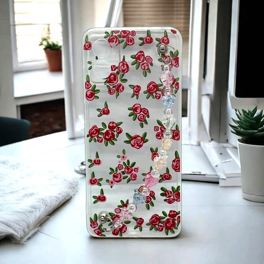Capa Capinha de celular compatível com Moto E22 Salva Celular Bloom