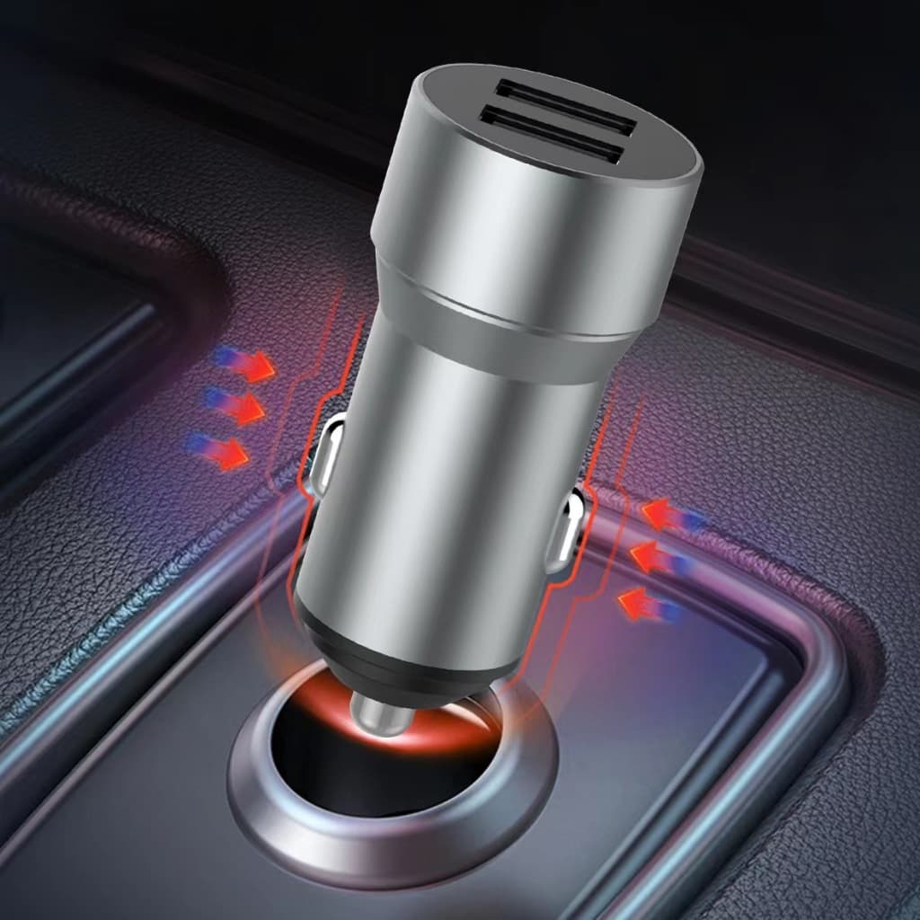 Carregador Veicular Turbo Rápido  2 USB para Carro
