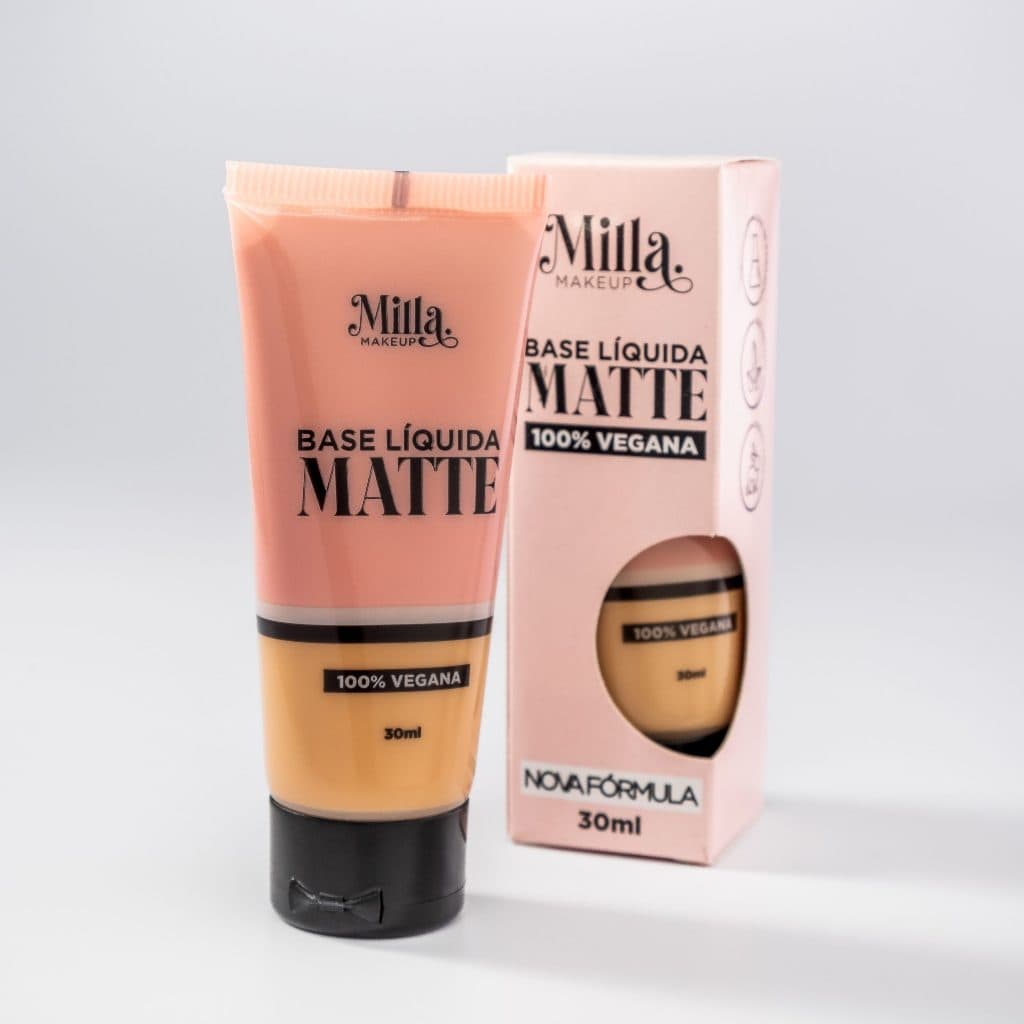 BASE MATTE LÍQUIDA VEGANA MILLA MAKEUP 30ML