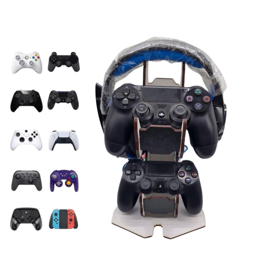Suporte de controles design moderno para Vídeogame PS4,ps5 e Xbox-DESMONTADO