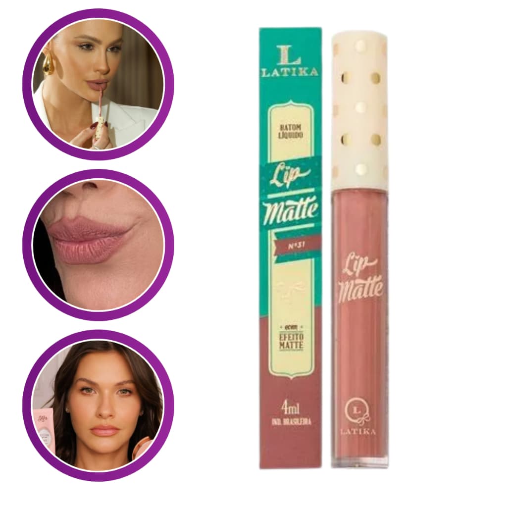 Latika Lip Matte Nude N 31 Batom Líquido