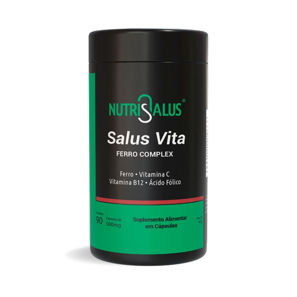 Salus Vita - Ferro Complex - Ferro Vitamina C Vitamina B12 Ácido Fólico