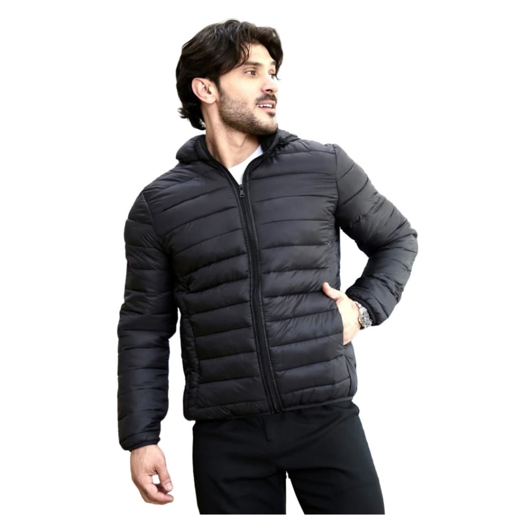 Jaqueta Bobojaco Gominho de nylon /moto 2 bolso interno e 2 externo com ziper capuz removivél