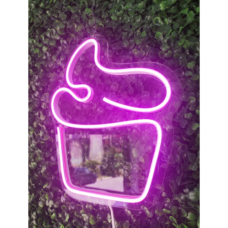 Luminária Parede Cupcake Neon Led Decoração 110v - 220v led