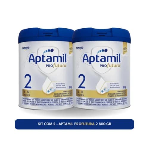 KIT C/2 FORMULA INFANTIL APTAMIL PROFUTURA 2 800G