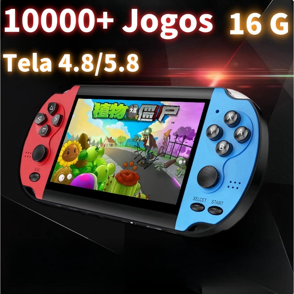 Game Portátil 16G Videogame Vídeo Game Portátil Jogos Arcade Antigos Joystick Manete Jogos Clássicos