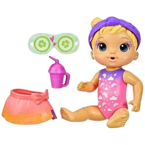 Boneca Articulada - Baby Alive - Brincando de Spa Loira - Hasbro