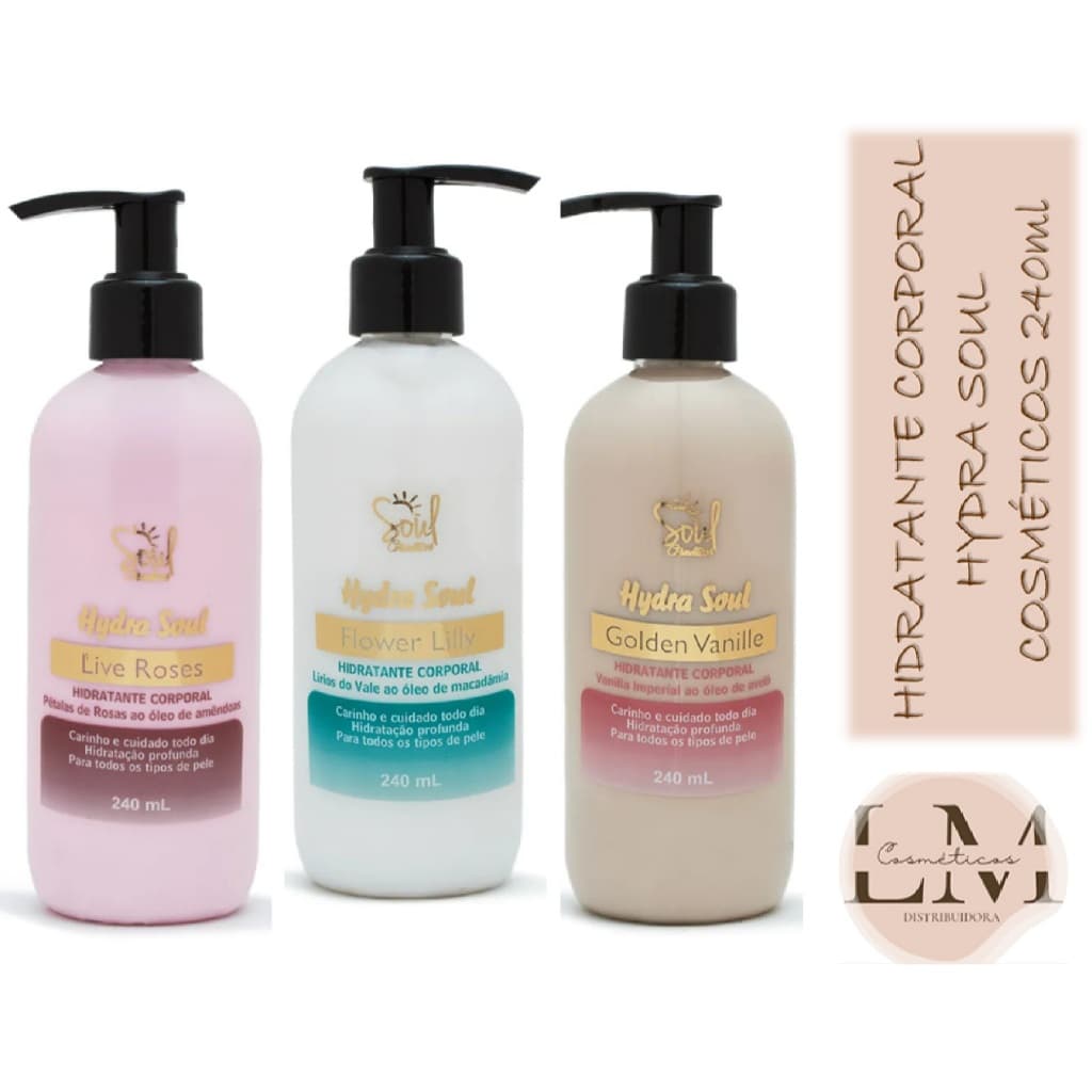 Hidratante Corporal Hydra Soul 240 ml Soul Cosméticos