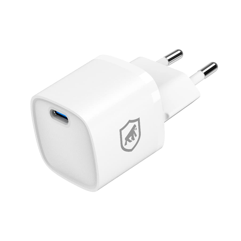 Gshield Carregador de Parede Universal Ultra Rápido USB-C 20W Power Delivery com chip GaN, Compatível com iPhone