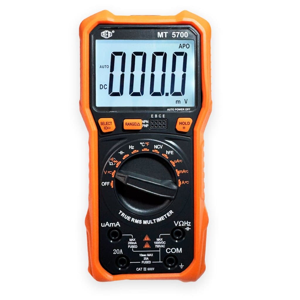 AFR MT5700 - Multímetro Trms Grande Display Digital