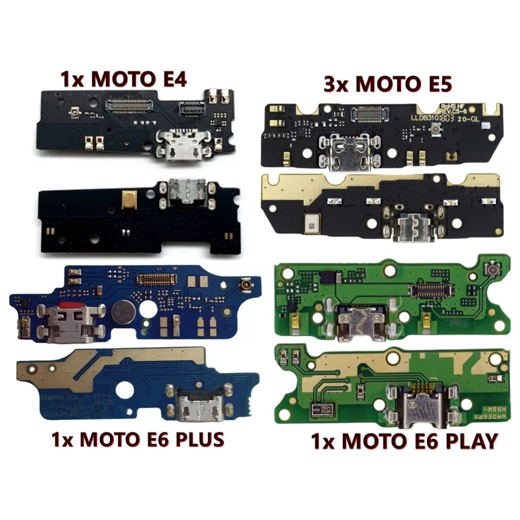 Kit 22 Placas Conector De Carga Moto E Moto G G3 G4 G5 G6 G7 G8 X4 Moto One