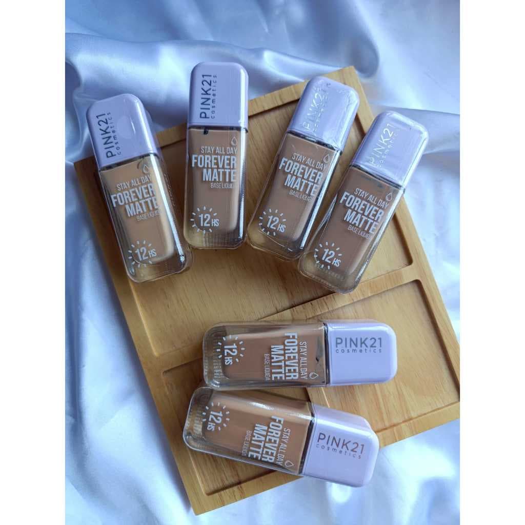 Base Liquida Stay All Day Forever Matte Pink 21 com duração de 12 horas