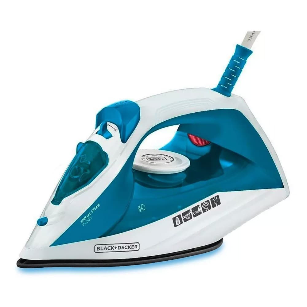 Ferro de Passar a Vapor Black+Decker FX2100 1200W Com Base Antiaderente Outlet