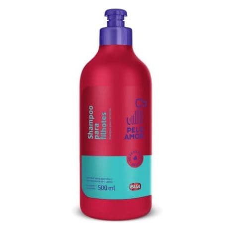 Shampoo para Cães Filhotes Pelo Amor 500ml - IBASA