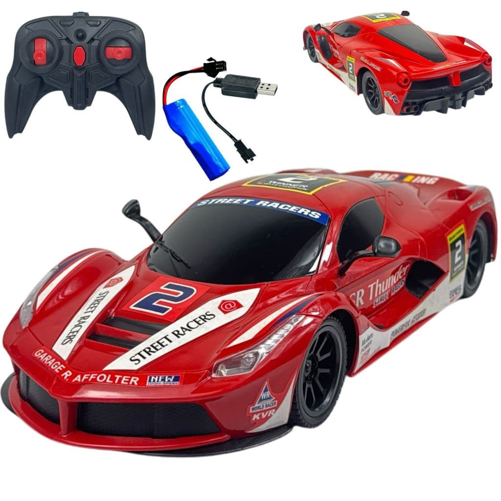 Carrinho De Controle Remoto Recarregável Ferrari Lamborghini Bugatti Mercedes Mustang