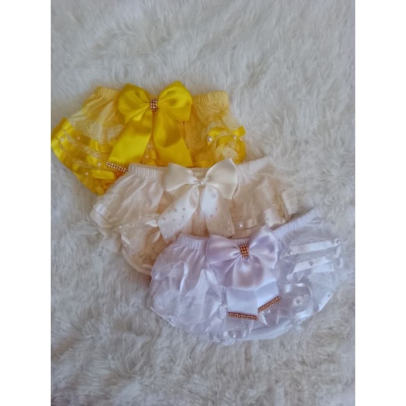 Calcinha infantil bunda rica, tapa fralda
