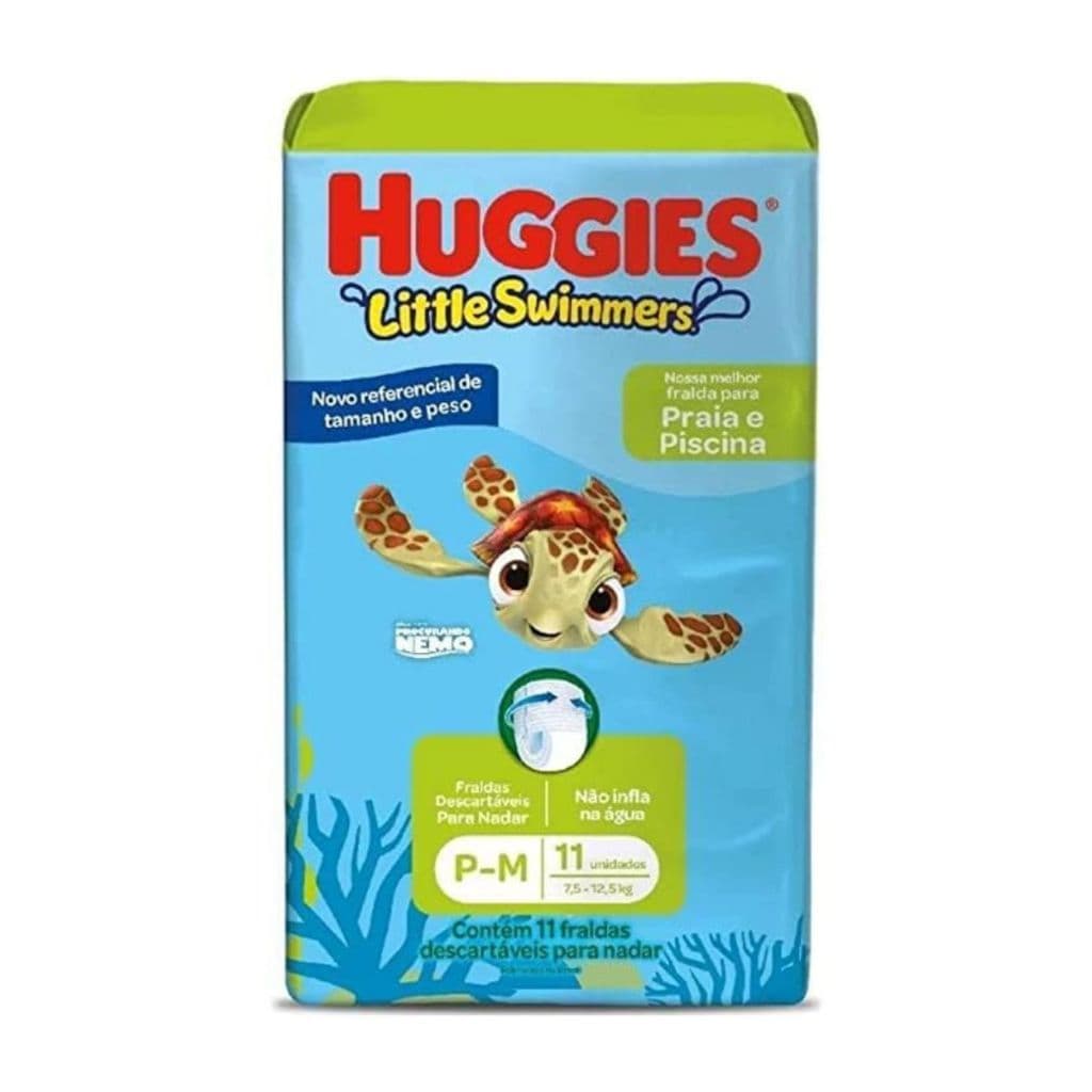 Fralda Infantil Para Nadar Huggies Little Swimmers P/M 11 Unidades