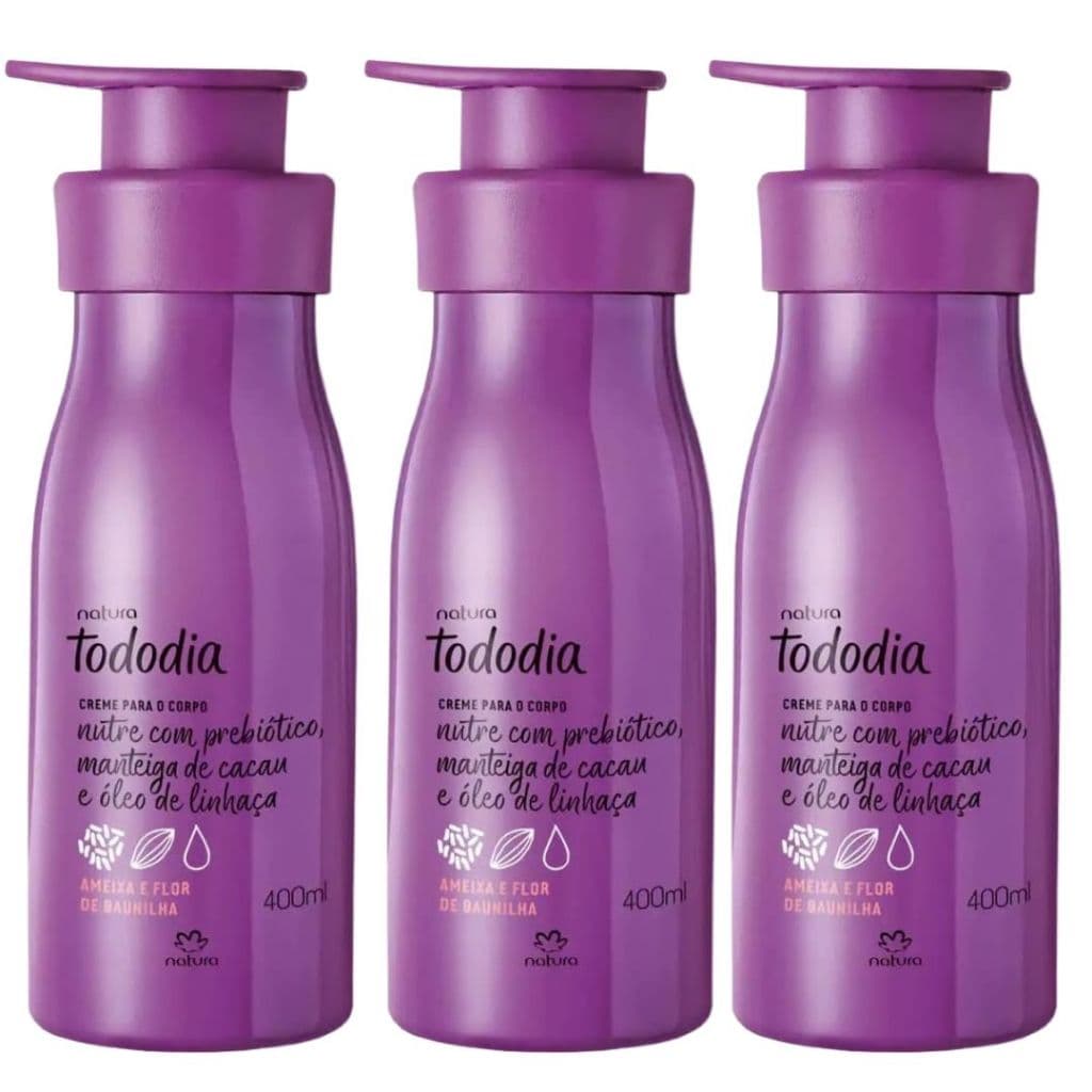Creme Hidratante Natura Tododia Ameixa e Flor de Baunilha 400ml