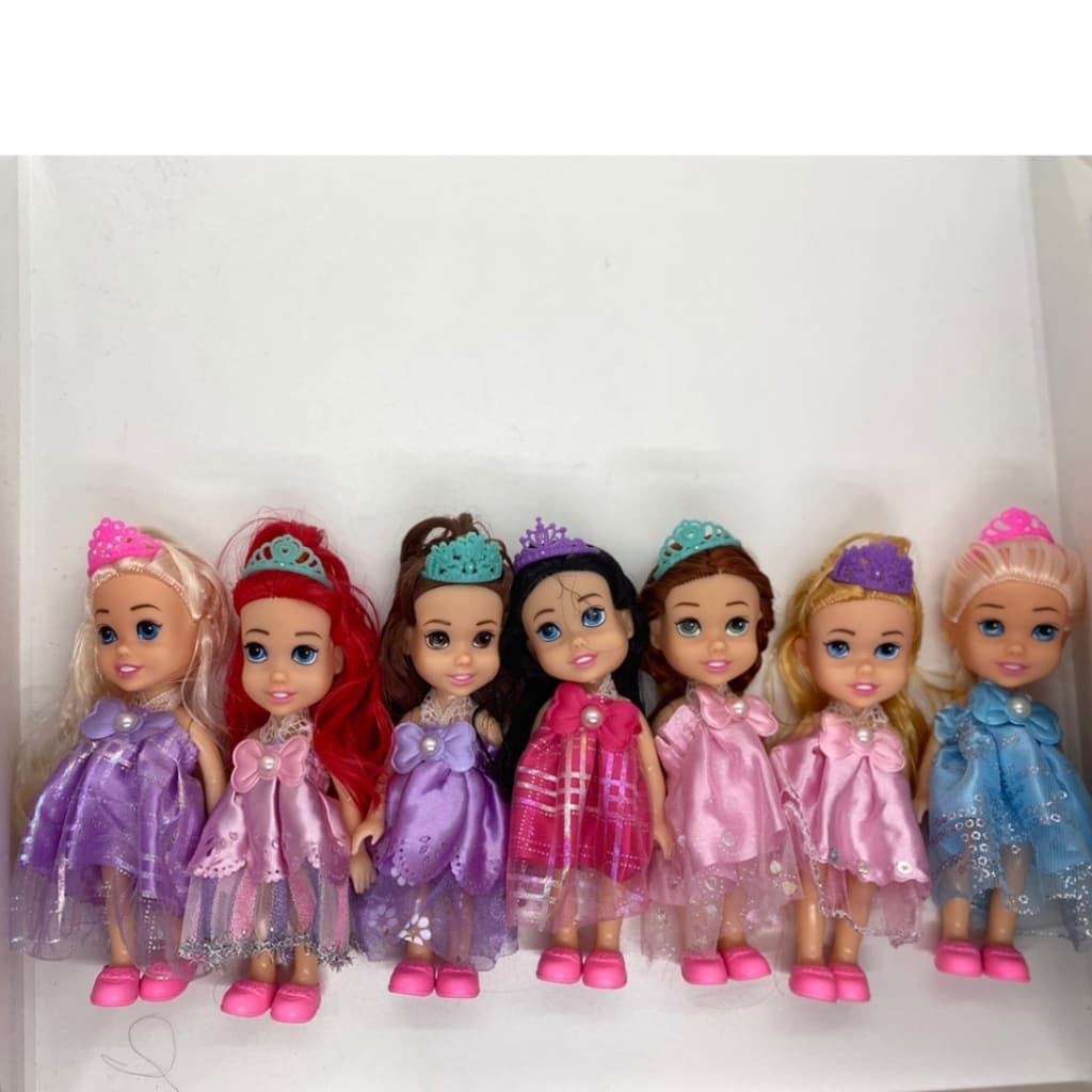 Boneca Happy Girl Sortidas  Brinquedos Miniaturas Articuladas com Acessório boneco