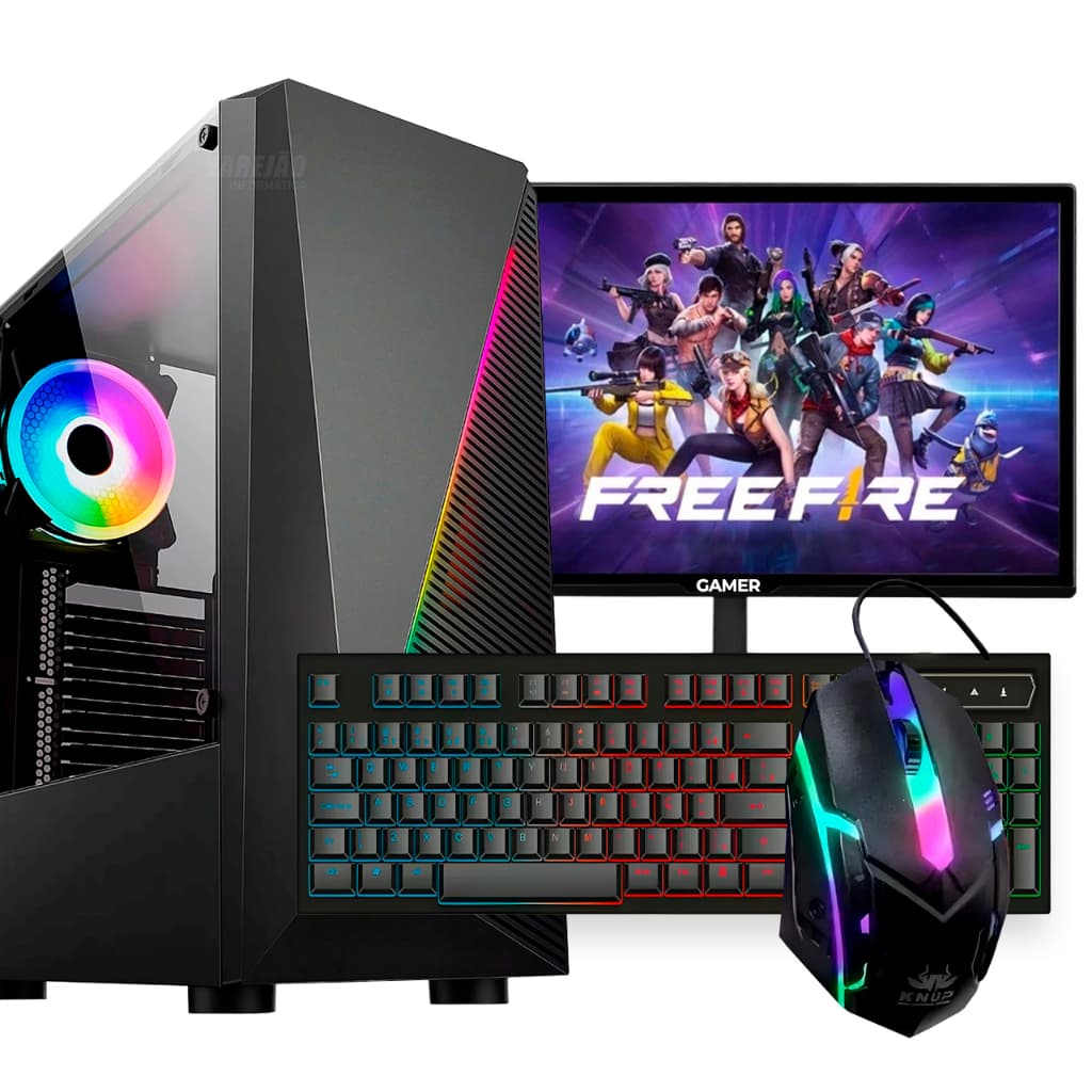 Cpu Gamer Barato I5 12gb Ssd 240gb + Monitor 15,4 + Wifi + GT 210 Nvidia Barato