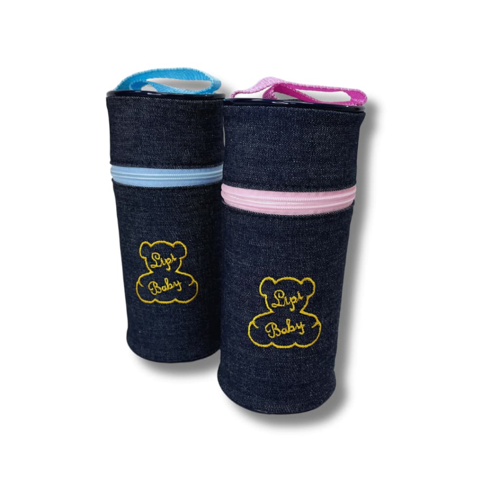 Protetor de Mamadeira Jeans Unitário: Proteção e Estilo para Bebês