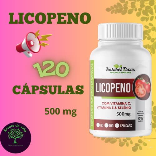 suplemento único licopeno, vitamina C, D e selênio. Seu corpo merece a Imunidade fortalecida