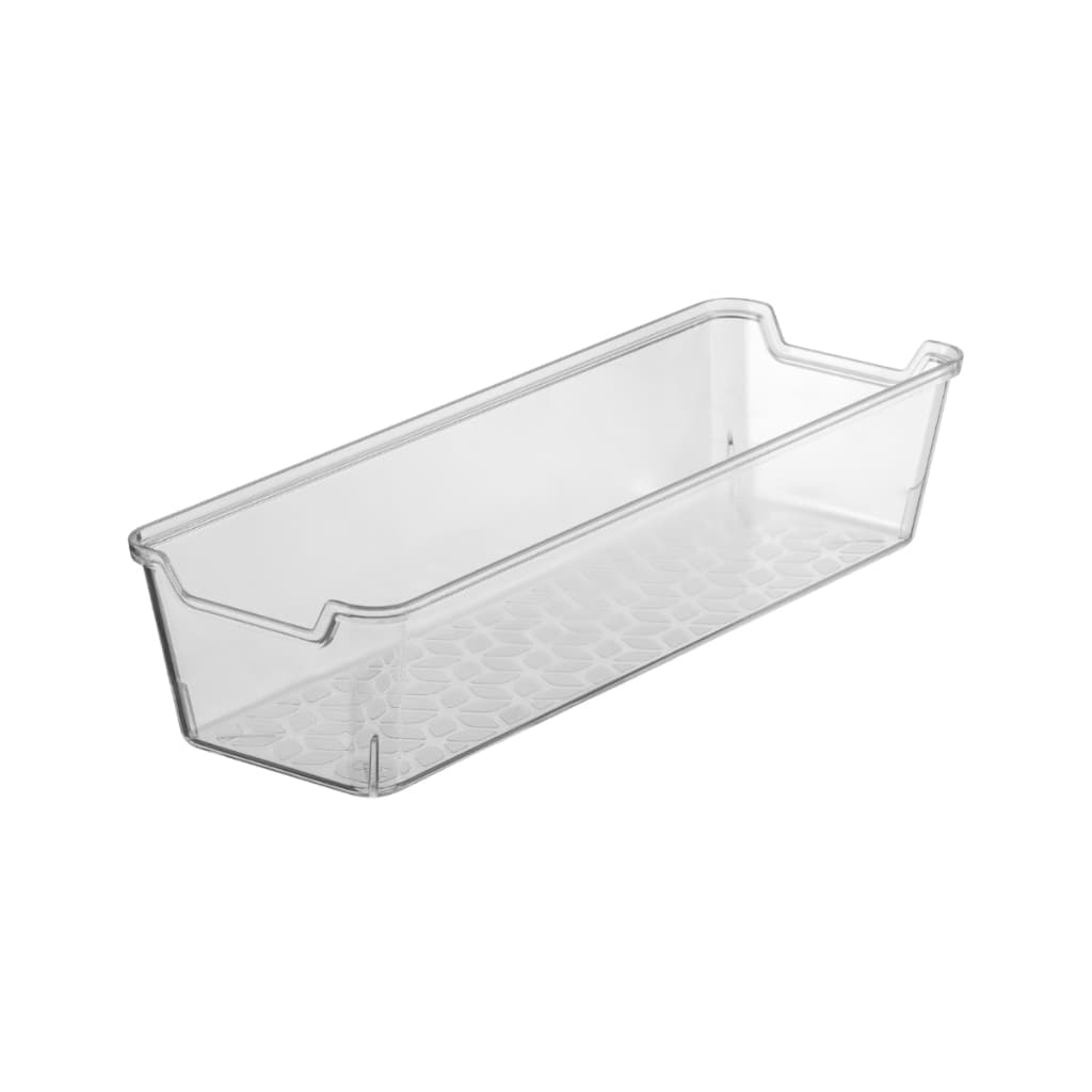 Organizador Multiuso Acrílico 8,8x25,7cm Cozinha Armário Escritório Gaveta Geladeira UZ378 Incolor