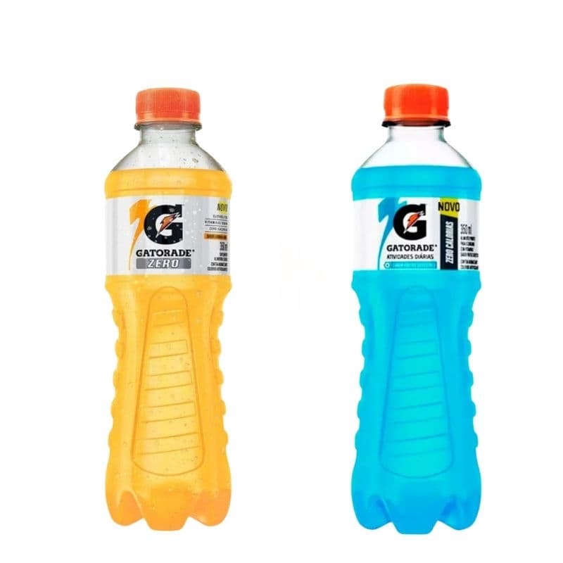 Gatorade Zero Açúcar 350ml Isotônico Sabor Laranja Lima Frutas Silvestres Zero Calorias