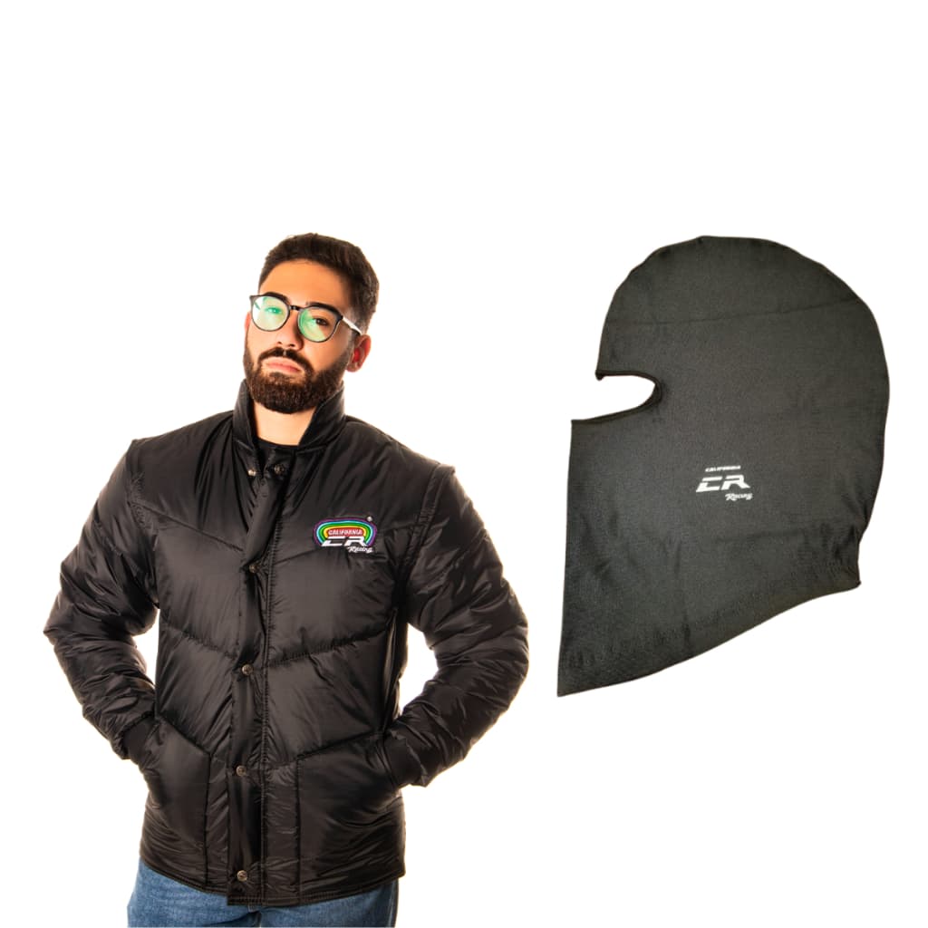 Kit Balaclava + Jaqueta CR Tradicional Preto