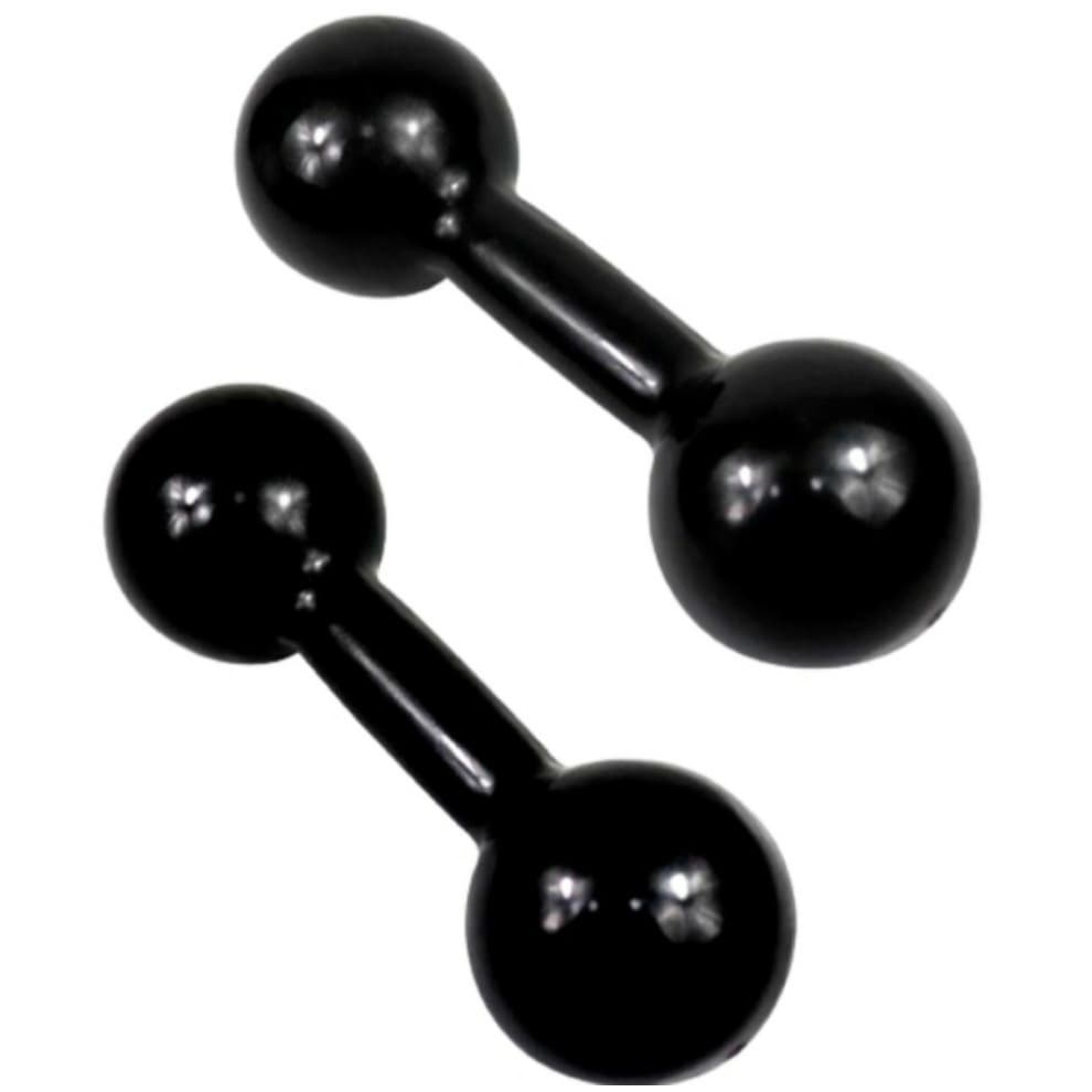 Par de Halteres 5kg Peso P/ Academia ou Treino Caseiro