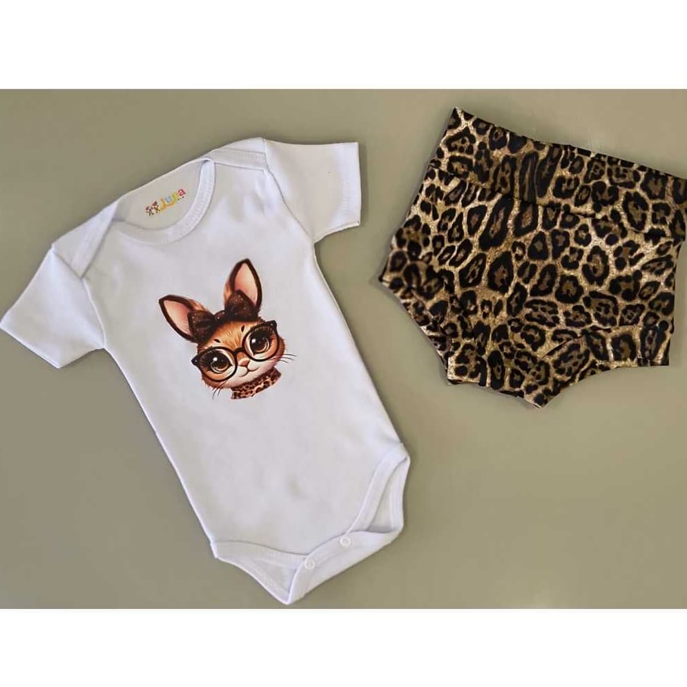 Conjunto infantil menina bebê.Body e tapa fralda de babadinhos,conjunto de verão menina bebe pascoa coelho