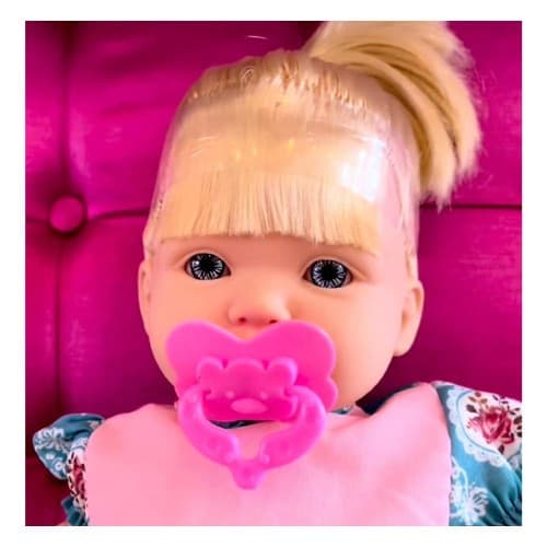 Boneca Totsy Que Fala 60 Frases 42cm C/ Chupeta Grande  Versão Aniversário - Super Toys 331