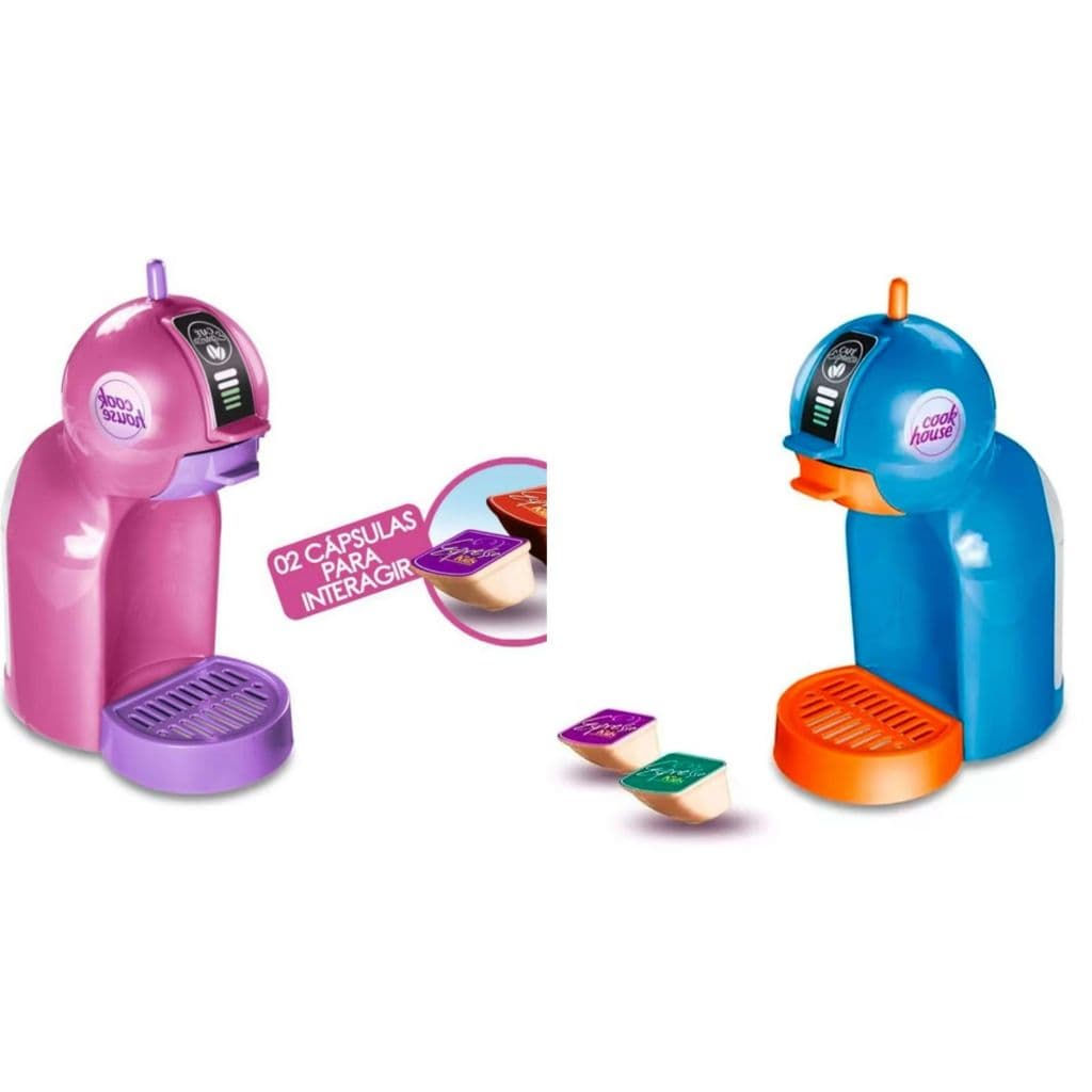 Cafeteira De Brinquedo Infantil Expresso Kids Rosa Zuca Toys