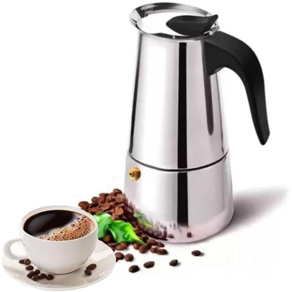 Cafeteira Italiana Inox Expresso Manual 500ml 9 Xícaras Café Kehome 3409