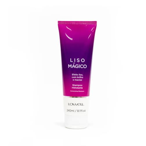 Shampoo Hidratante Liso Mágico 240ml Lowell Anti Frizz Hidratante Envio Imediato