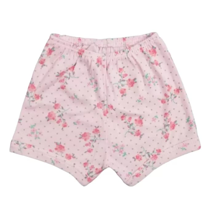 Kit 10 Pçs Short Estampado Bebê Tapa Fralda Algodão Atacado