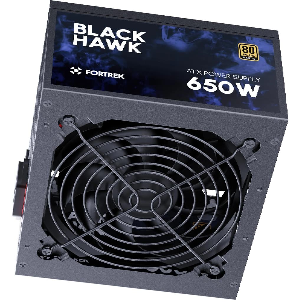 Fonte Gamer Atx Fortrek Black Hawk 650w 80 Plus Bronze PFC Ativo