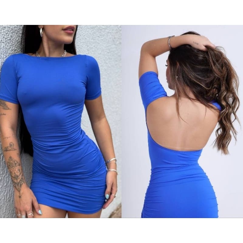 vestido costa nua/ vestido tubinho/ vestido curto/vestido feminino