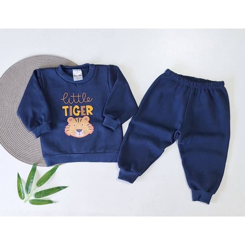 Conjunto Moletom Infantil Peluciado por dentro Premium
