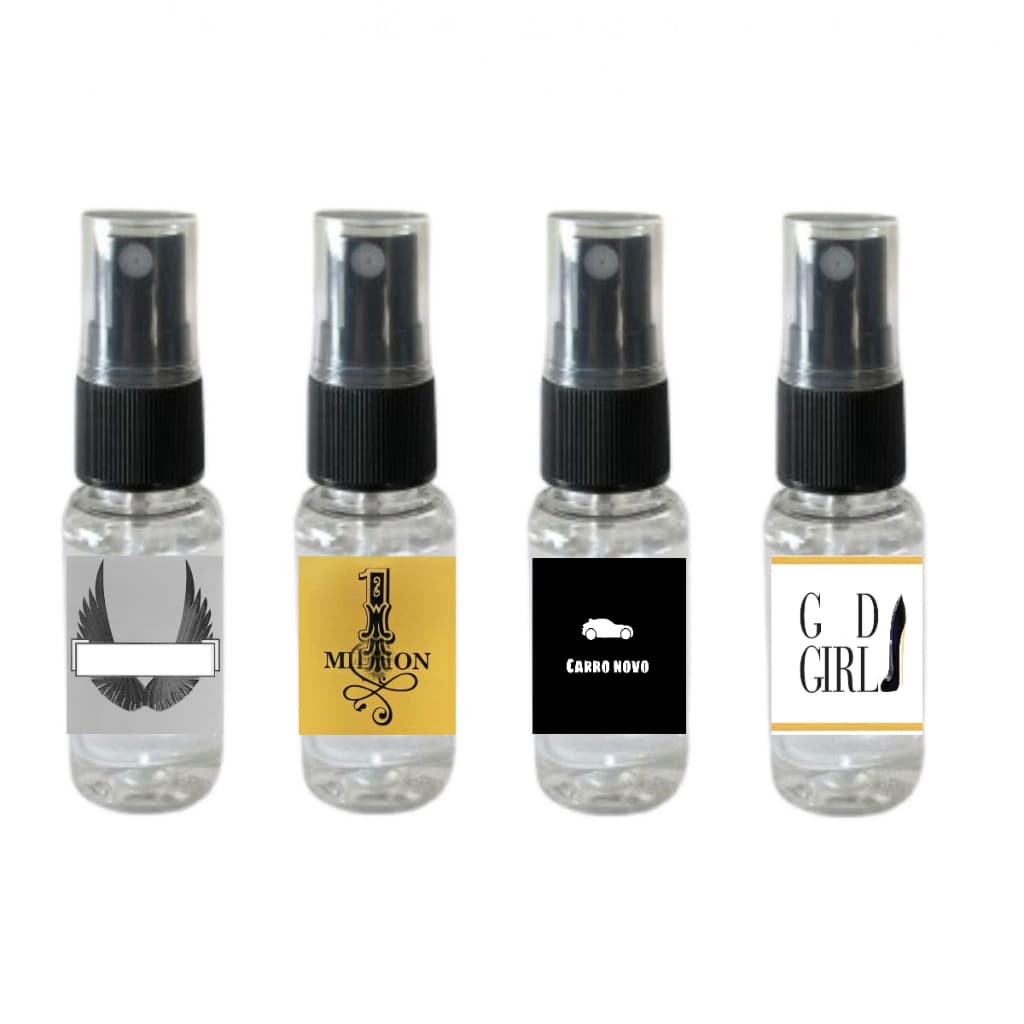 Kit 3 Cheirinho Carro Spray de Luxo Qualidade Carro Grife Aromatizante Automotivo Essência Concentrada Alta Fixação