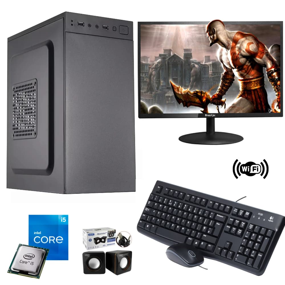 Pc Computador Completo Intel I5 16gb Ssd 240gb Monitor 19