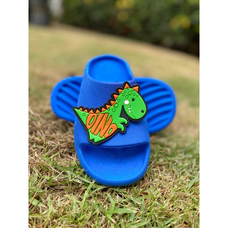 Chinelo Nuvem Slide Masculino Menino Dino Macio Confortável e Leve B&T Calçados Infantis