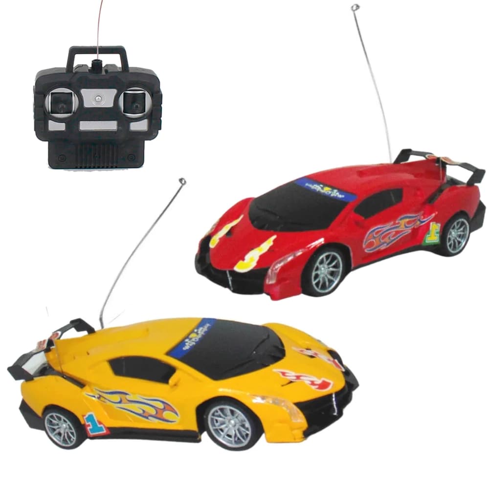 Carrinho De Controle Remoto C/ Aerofólio Possantes Pro Turbo 7 Funções - Wellmix