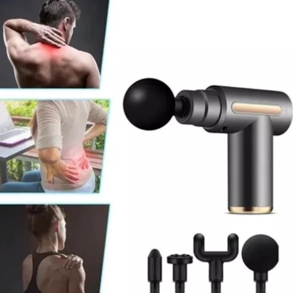 Massageador Elétrico Portátil de Alta Frequência para Relaxamento Muscular