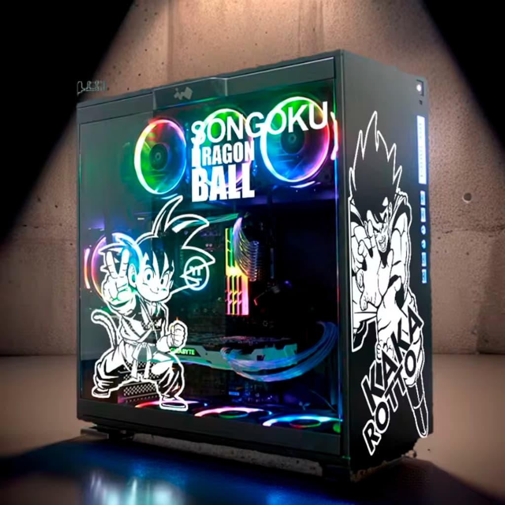 Pc gamer Dragon ball Goku cpu exclusiva gamer personalizado